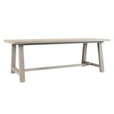 Agnes Gray Outdoor Dining Table - Ornate Home