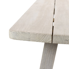 Agnes Gray Outdoor Dining Table - Ornate Home