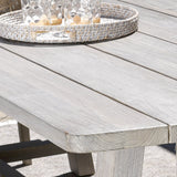 Agnes Gray Outdoor Dining Table - Ornate Home
