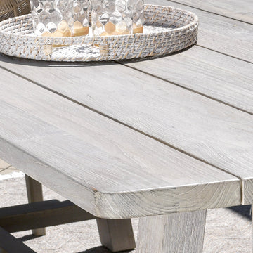 Agnes Gray Outdoor Dining Table - Ornate Home