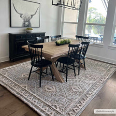 Agoo High-Low Pile Rustic Rug - Ornate Home