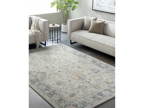 Ahmaud Beige & Light Gray Thick Luxe Area Rug - Ornate Home