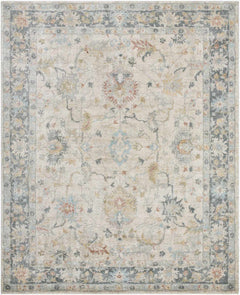 Ahmaud Beige & Light Gray Thick Luxe Area Rug - Ornate Home