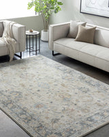 Ahmaud Beige & Light Gray Thick Luxe Area Rug - Ornate Home