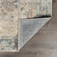 Ahmaud Beige & Light Gray Thick Luxe Area Rug - Ornate Home