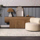 Ahmaud Beige & Light Gray Thick Luxe Area Rug - Ornate Home
