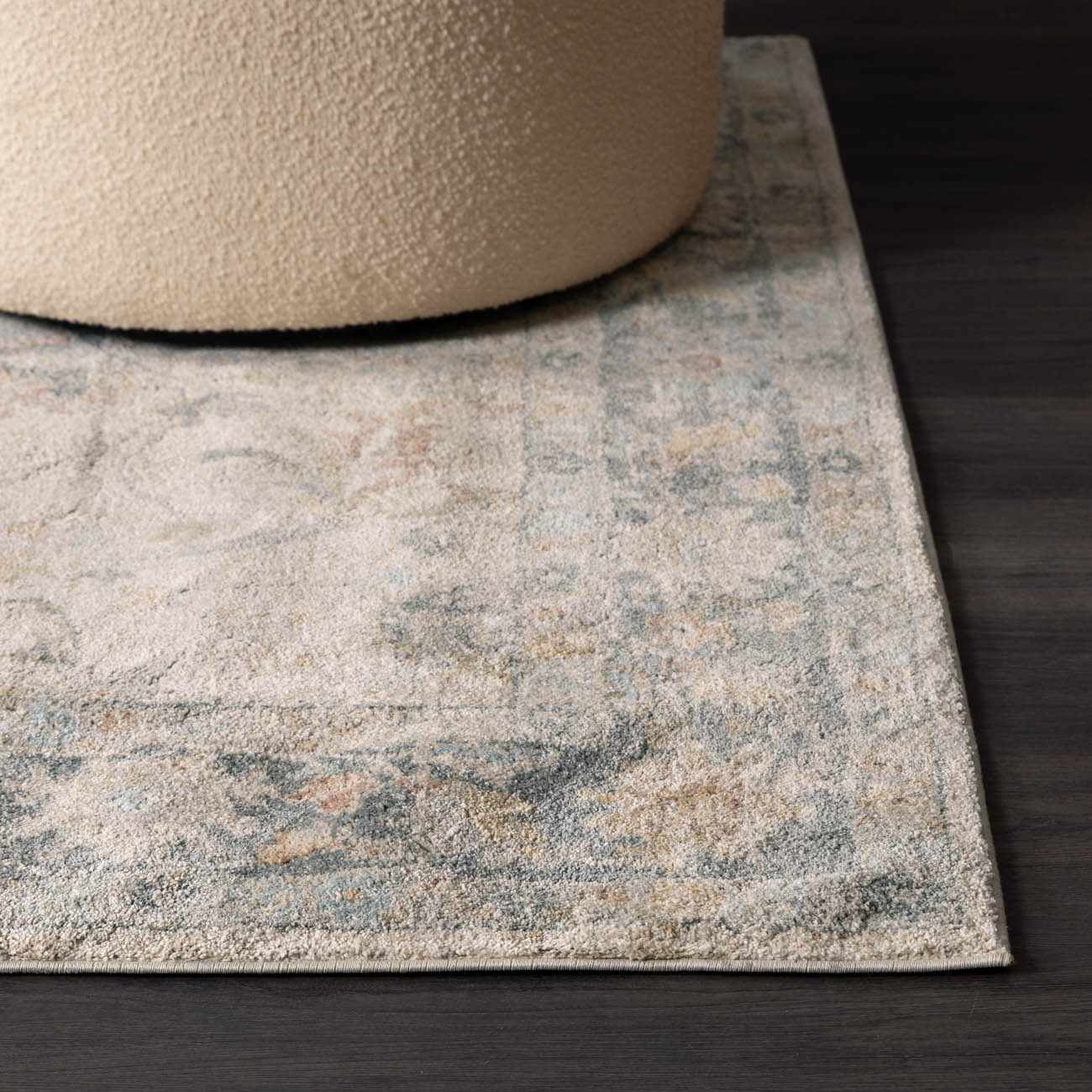 Ahmaud Beige & Light Gray Thick Luxe Area Rug - Ornate Home