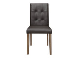 Ahmet Brown Side Chair (Set of 2) - Ornate Home