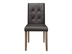 Ahmet Brown Side Chair (Set of 2) - Ornate Home
