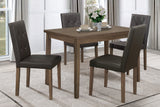 Ahmet Brown Side Chair (Set of 2) - Ornate Home