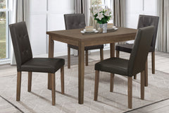 Ahmet Brown Side Chair (Set of 2) - Ornate Home