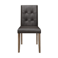Ahmet Brown Side Chair (Set of 2) - Ornate Home