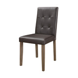 Ahmet Brown Side Chair (Set of 2) - Ornate Home