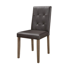 Ahmet Brown Side Chair (Set of 2) - Ornate Home