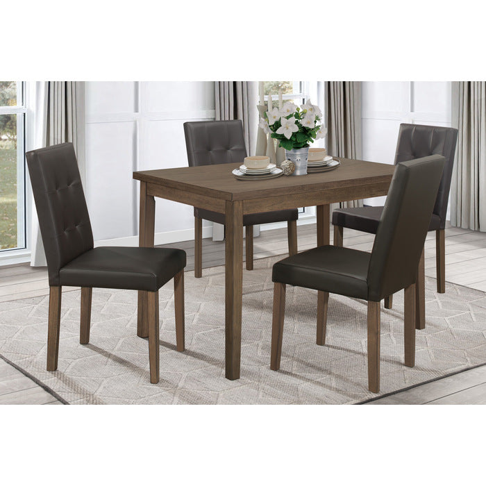 Ahmet Brown Side Chair (Set of 2) - Ornate Home