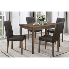 Ahmet Brown Side Chair (Set of 2) - Ornate Home