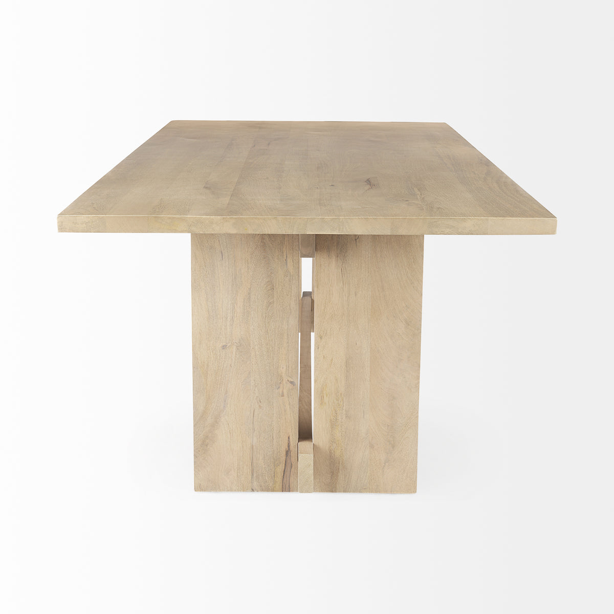 Aida Light Brown Rectangular Dining Table - Ornate Home