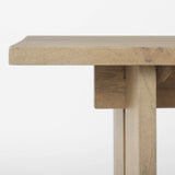 Aida Light Brown Wood Dining Bench - Ornate Home