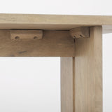 Aida Light Brown Wood Dining Bench - Ornate Home