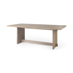 Aida Light Gray Rectangular Dining Table - Ornate Home