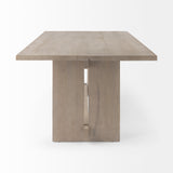 Aida Light Gray Rectangular Dining Table - Ornate Home