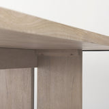 Aida Light Gray Rectangular Dining Table - Ornate Home