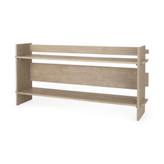 Aida Light Gray Wood Console Table - Ornate Home