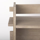 Aida Light Gray Wood Console Table - Ornate Home