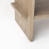 Aida Light Gray Wood Console Table - Ornate Home