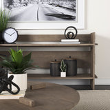Aida Light Gray Wood Console Table - Ornate Home