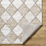 Aideen Cream Shag Area Rug - Clearance - Ornate Home