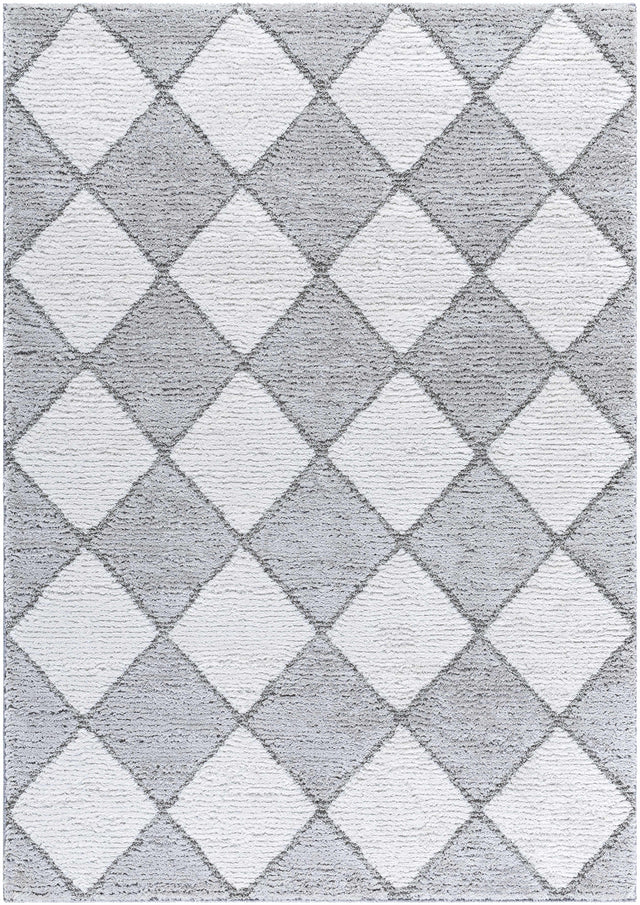 Aideen Gray Shag Area Rug - Clearance - Ornate Home