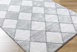 Aideen Gray Shag Area Rug - Clearance - Ornate Home