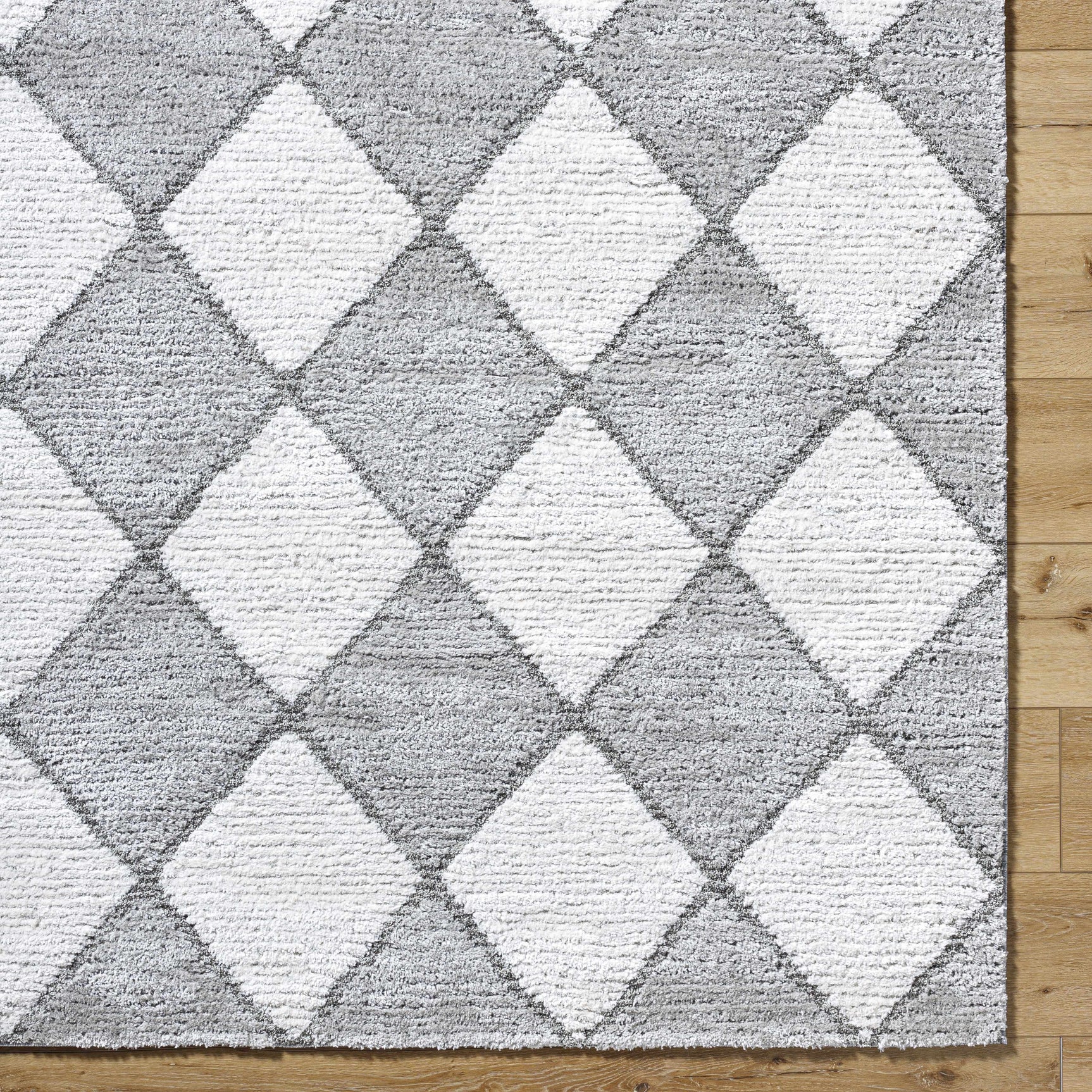 Aideen Gray Shag Area Rug - Clearance - Ornate Home