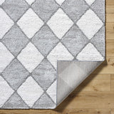 Aideen Gray Shag Area Rug - Clearance - Ornate Home