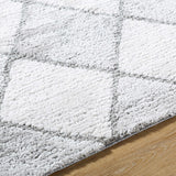 Aideen Gray Shag Area Rug - Clearance - Ornate Home