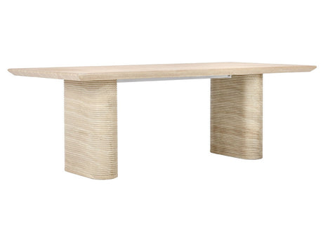 Aiden Beige 87" Outdoor Dining Table - Ornate Home