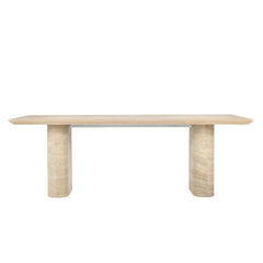 Aiden Beige 87" Outdoor Dining Table - Ornate Home