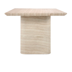 Aiden Beige 87" Outdoor Dining Table - Ornate Home