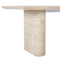 Aiden Beige 87" Outdoor Dining Table - Ornate Home