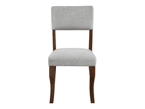 Aiden Brown/Gray Side Chair (Set of 2) - Ornate Home