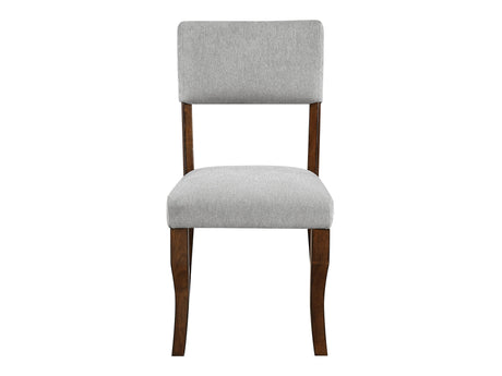 Aiden Brown/Gray Side Chair (Set of 2) - Ornate Home