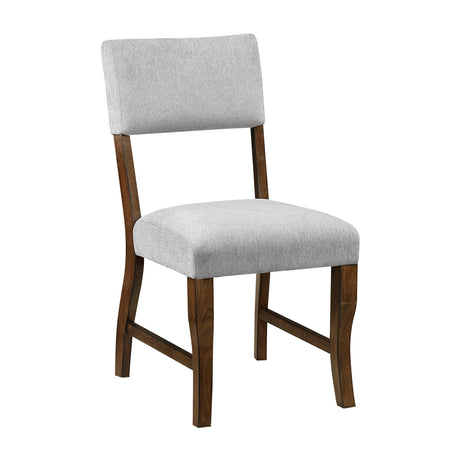 Aiden Brown/Gray Side Chair (Set of 2) - Ornate Home