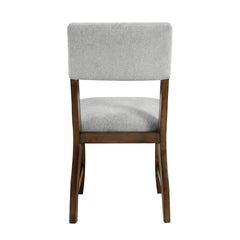 Aiden Brown/Gray Side Chair (Set of 2) - Ornate Home