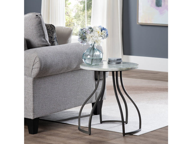 Aiden Green/Black Accent Table - Ornate Home