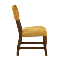 Aiden Mustard/Brown Side Chair (Set of 2) - Ornate Home