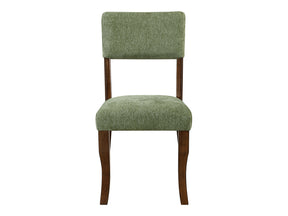 Aiden Olive/Brown Side Chair (Set of 2) - Ornate Home