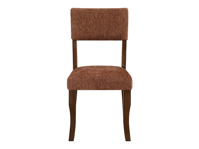 Aiden Rust/Brown Side Chair (Set of 2) - Ornate Home