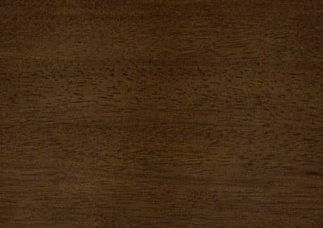 Aiden Tempered Glass/Brown Dining Table - Ornate Home