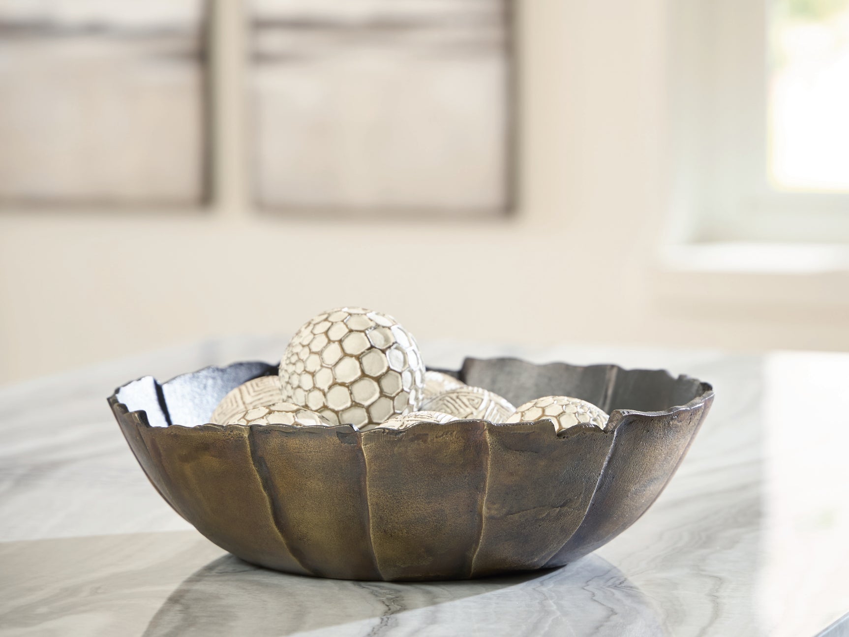 Aidman Black/Antique Gold Bowl (Online Special Price) - Ornate Home